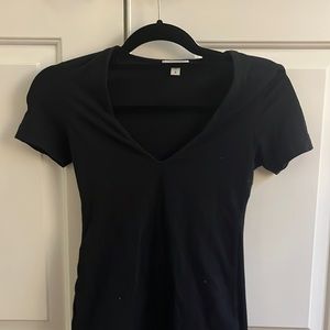 James Perse black t shirt size 0